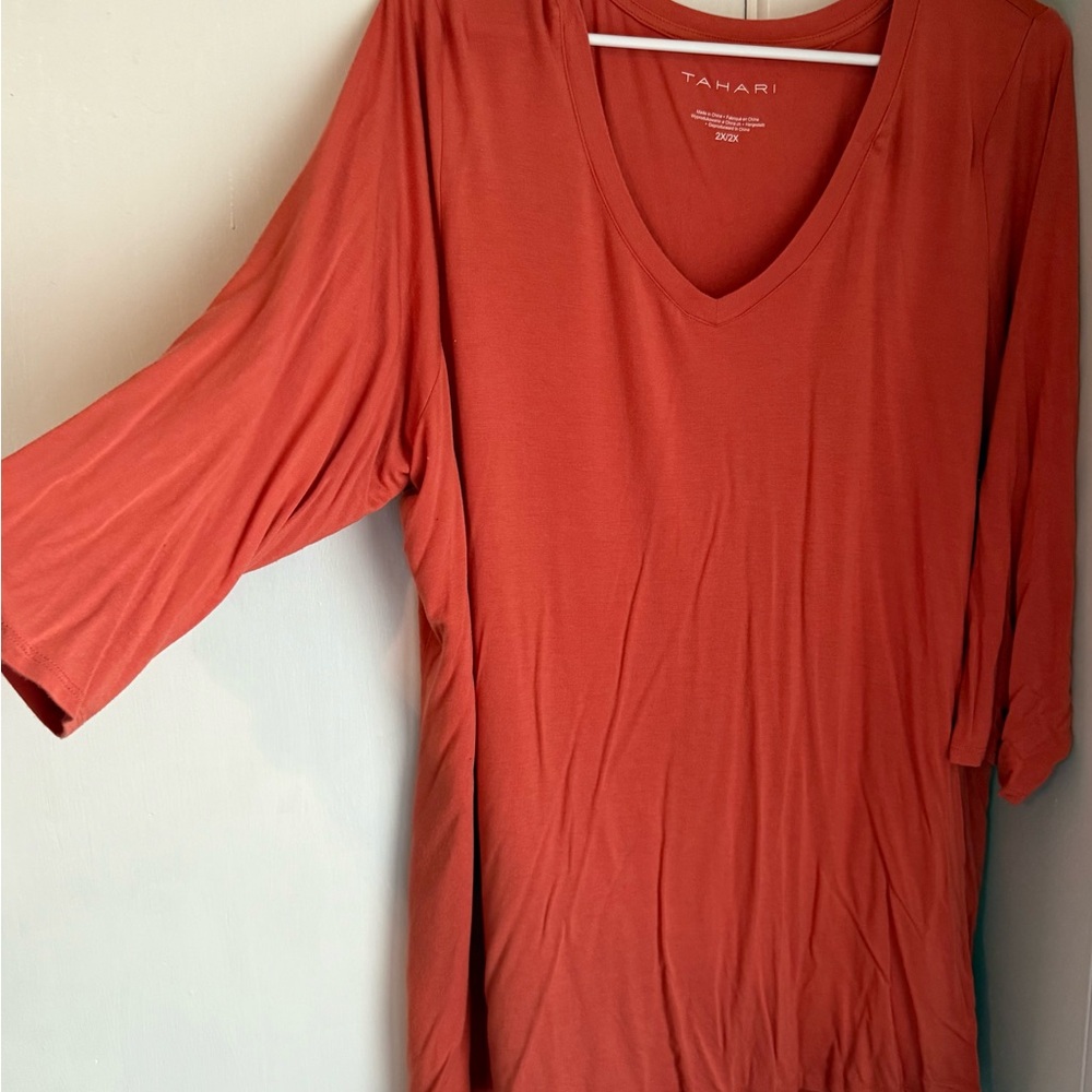 Tahari Women's Rust Top